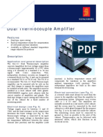 Thermocouple Amplifier - Dual Ga 112