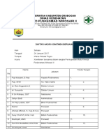 3.1.1.5b Daftar Hadir, Susunan Acara, Hasil Kegiatan