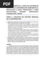 BLOQUE 2 Estructura y Sistema Mundial de La Información