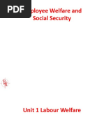 EW & SS Unit 1 Labour Welfare