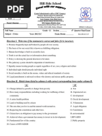 Civic G-11 Final Exam