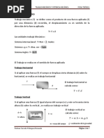 Ficha Teorica Trabajo Mecánico y Potencia Mecánica