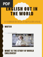 English Out in The World