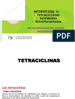 Tema 22. Antibióticos 3 - Tetraciclinas, Sulfonamidas, Nitrofurantoína