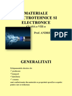 Materiale Electrotehnice Si Electronice