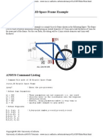 ANSYS-3D Space Frame Example