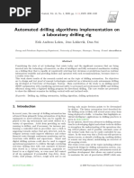 Automated Drilling Algorithms Implementation