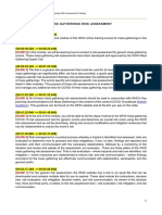 TRANSCRIPT - OpenWHO - COVID 19 Mass Gatherings Risk Assessment Training - Module 2 - EN