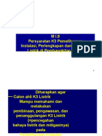 Pemeliharaan Instalasi, Perlengkapan Dan Peralatan Listrik Di Pembangkit Listrik