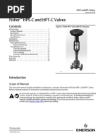 Instruction Manual Fisher Hps C HPT C Valves