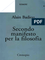 Secondo Manifesto Per La Filosofia-Cronopio (2010)