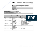 AUTOSAR SWS WirelessEthernetTransceiverDriver