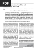 Review of Nanoemulsion Formulation and Characterization Techniques