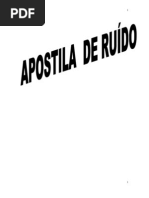 Apostila Nova de Ruido - Engenharia