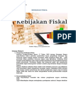 Materi Kebijakan Fiskal