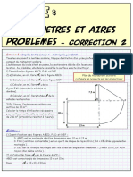 Perimetres Et Aires - Correction