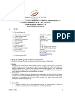 Facultad de Ciencias Contables, Financieras Y Administrativas Carrera Profesional de Contabilidad Sílabo/Plan de Aprendizaje