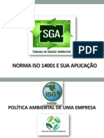 NORMA ISO 14001 E SUA APLICAÇÃO - Alunos