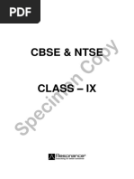 Specimen Copy - Class-IX (Page No. 1-183)