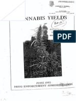 1992 Cannabis Yields DEA