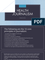 Health Journalism