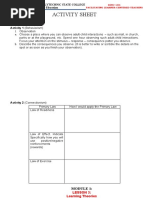 Activity Sheet Module 1 - Lesson 3