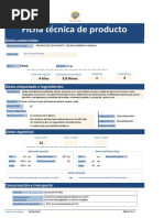 Ficha de Helado Rica Crema