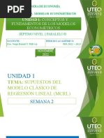 Semana 2 - Supuestos Del Modelo Clásico de Regresión Lineal - Ppa 2022-2023