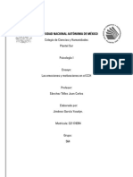 Ensayo Final Psicología - Las Emociones y Motivaciones - Jiménez García Yoselyn - 0564