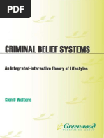 Glenn D. Walters - Criminal Belief Systems - An Integrated-Interactive Theory of Lifestyles (2002)