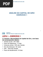 A15 e A16 - Exercício - Capital de Giro