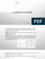 Hashing in DBMS