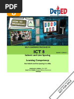 Indents and Line Spacing Learning Competency:: Self-Learning Package in