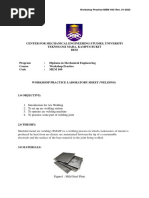 3.1welding (Arc Welding) Lab Sheet Mem160 - V1