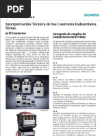 Informacion Contactores Siemens