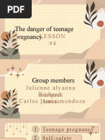 The Danger of Teenage Pregnancy - PPT