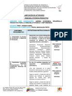 Planificación Piu Agenda Economica Prof Corro