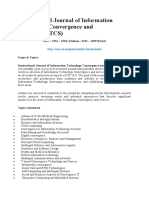 International Journal of Information Technology Convergence and Services (IJITCS)