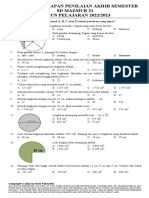 KISI PAS Matematika Kelas VI