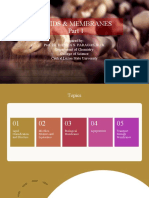 Lipids and Biological Membranes Part 1
