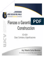 Las Garantias o Fianzas en Construccion