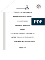 Investigacion Procesos de Fundicion