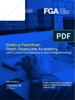 Silabus JAVA JAVA FOUNDATIONS JAVA PROGRAMMING FGA