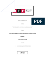 TAREA ACADEMICA N. 01-Comportamiento y Cultura en Las Organizaciones