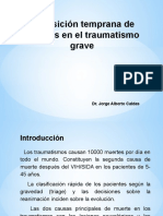 Reposición Temprana de Líquidos en El Traumatismo Grave