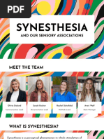 Synesthesia and Our Sensory Associations Presentation