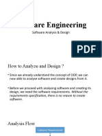 5.0 Software Engineering - Analysis & Design