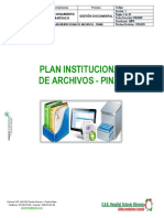 Plan Insitucional Archivo-PINAR Puerto Nare 16112021