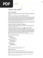 About The SSAT - The Princeton Review