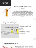 Working Principle of Gate Barrier System